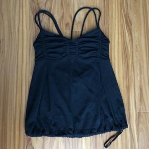 Lululemon black tank sz 4